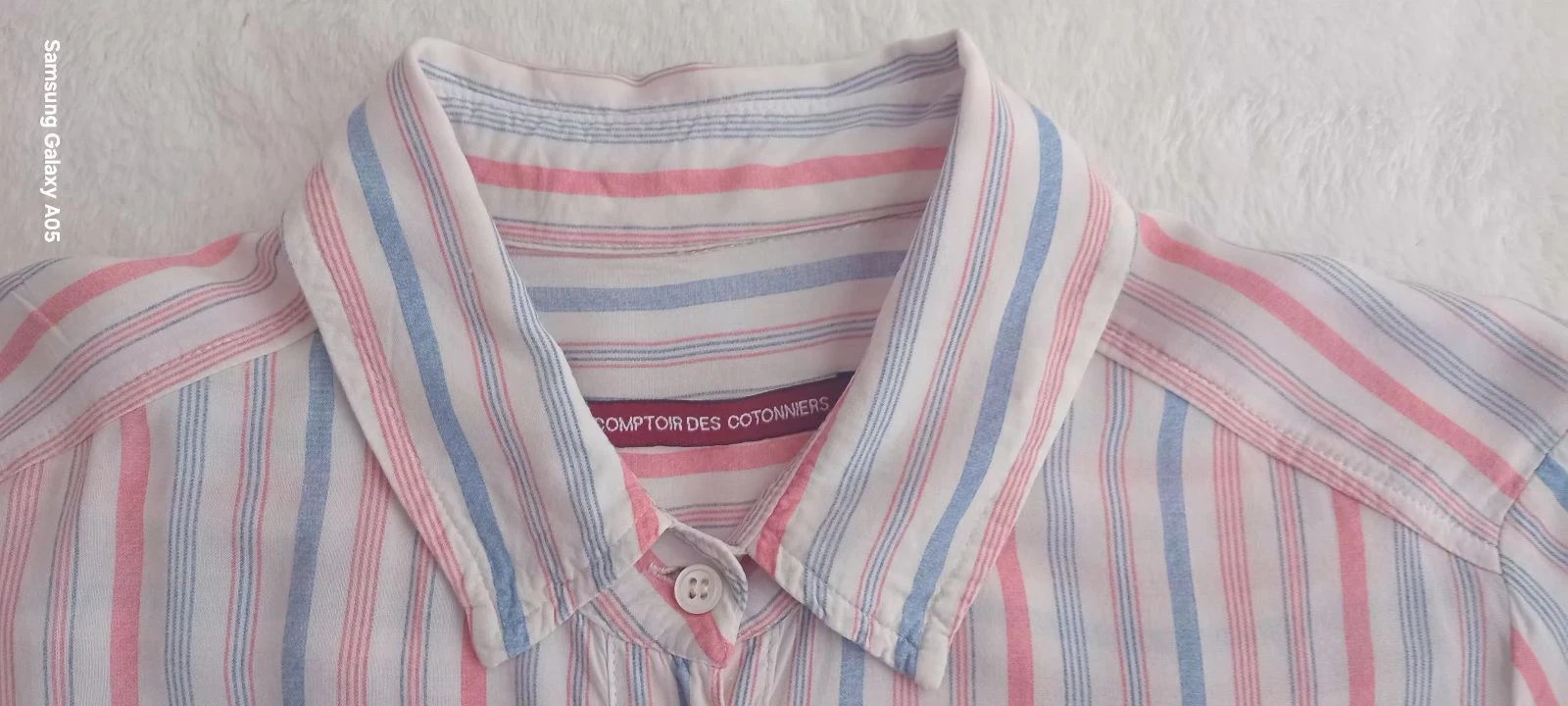 Chemise Comptoir Des Cotonniers •FR 40•Fabricação Madagascar – photo 3